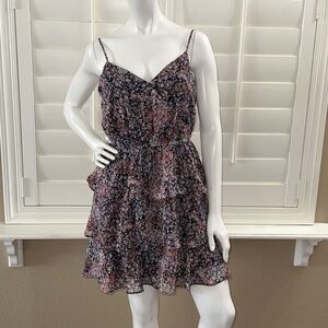 ROW A Tiered V-Neck Dress